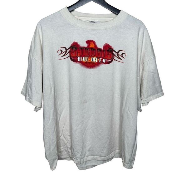 Y2K Sturgis Biker Girl T Shirt XL - Picture 2 of 5